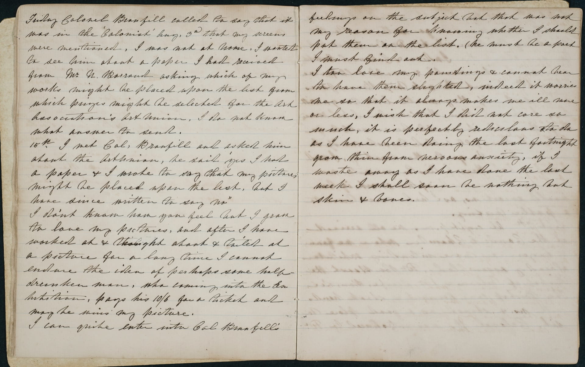 a page from Emily's diary