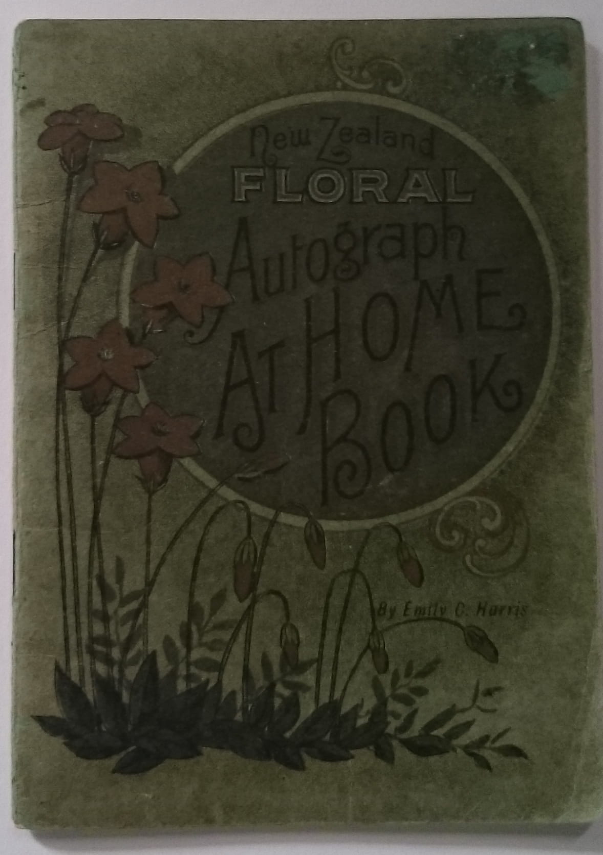 NZ Floral Autograph At Home Book Front Cover